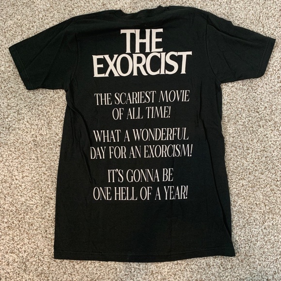 The Exorcist Front & Back Print Graphic Tee Men's Size Medium - NWT! - Picture 2 of 4